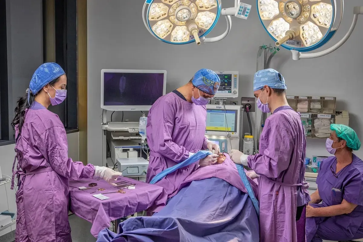 IMED operacijska sala — tim u zahvatu pod anestezijom